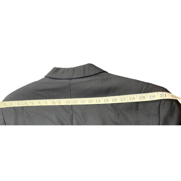 DKNY Mens Pinstripe Wool Blazer 2-Button Lining Bloomingdales DH18 - Picture 5 of 11
